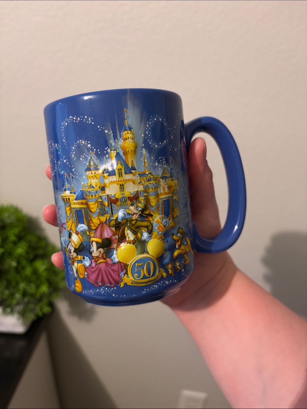 Disneyland 50th Anniversary 3D Mug Happiest Homecoming on Earth 14oz